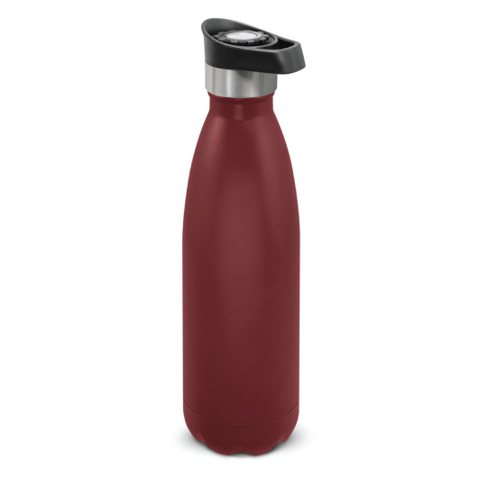 Burgundy Push Button Powder Coated Vacuum Bottles